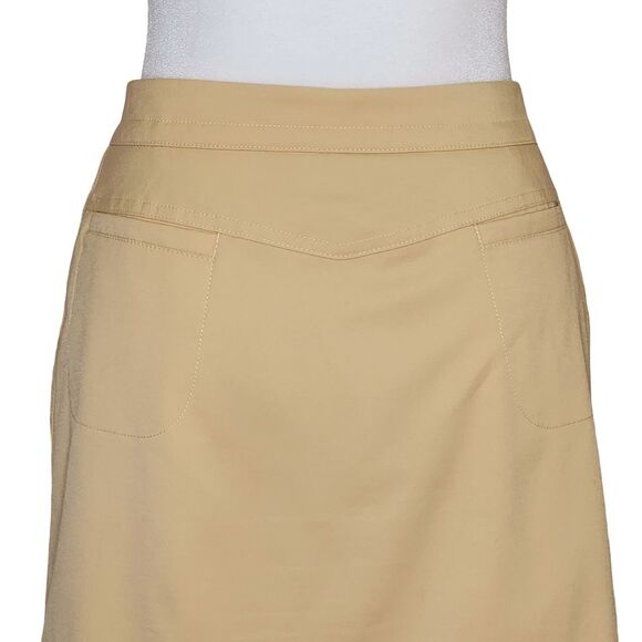 Tail Tech Performance Skort Skirt Yellow Women's Size 6 Stretch Golf Tennis - Picture 5 of 11